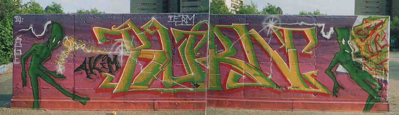94' Burn by term, background by Kage, Berlin Hallesches Tor